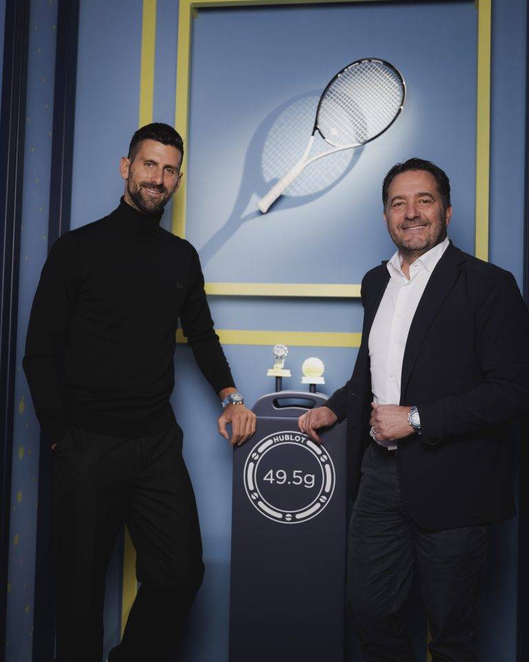  - Novak Djokovic dévoile sa toute nouvelle montre Hublot à Paris