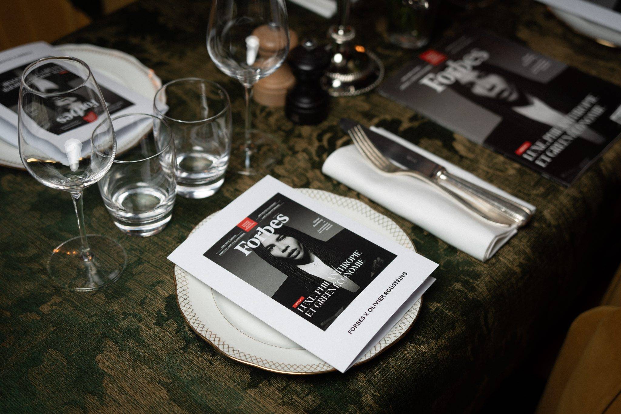  - La mode et l’élégance réunies lors du dîner Forbes en l’honneur d’Olivier Rousteing à la Fontaine Gaillon