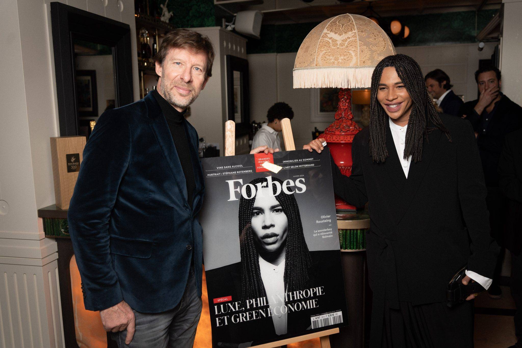  - La mode et l’élégance réunies lors du dîner Forbes en l’honneur d’Olivier Rousteing à la Fontaine Gaillon