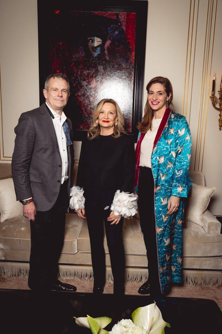  - Aline Hazarian ouvre les portes de son appartement parisien le temps d’un cocktail organisé par Jacqueline Terrebonne and Benoist F. Drut