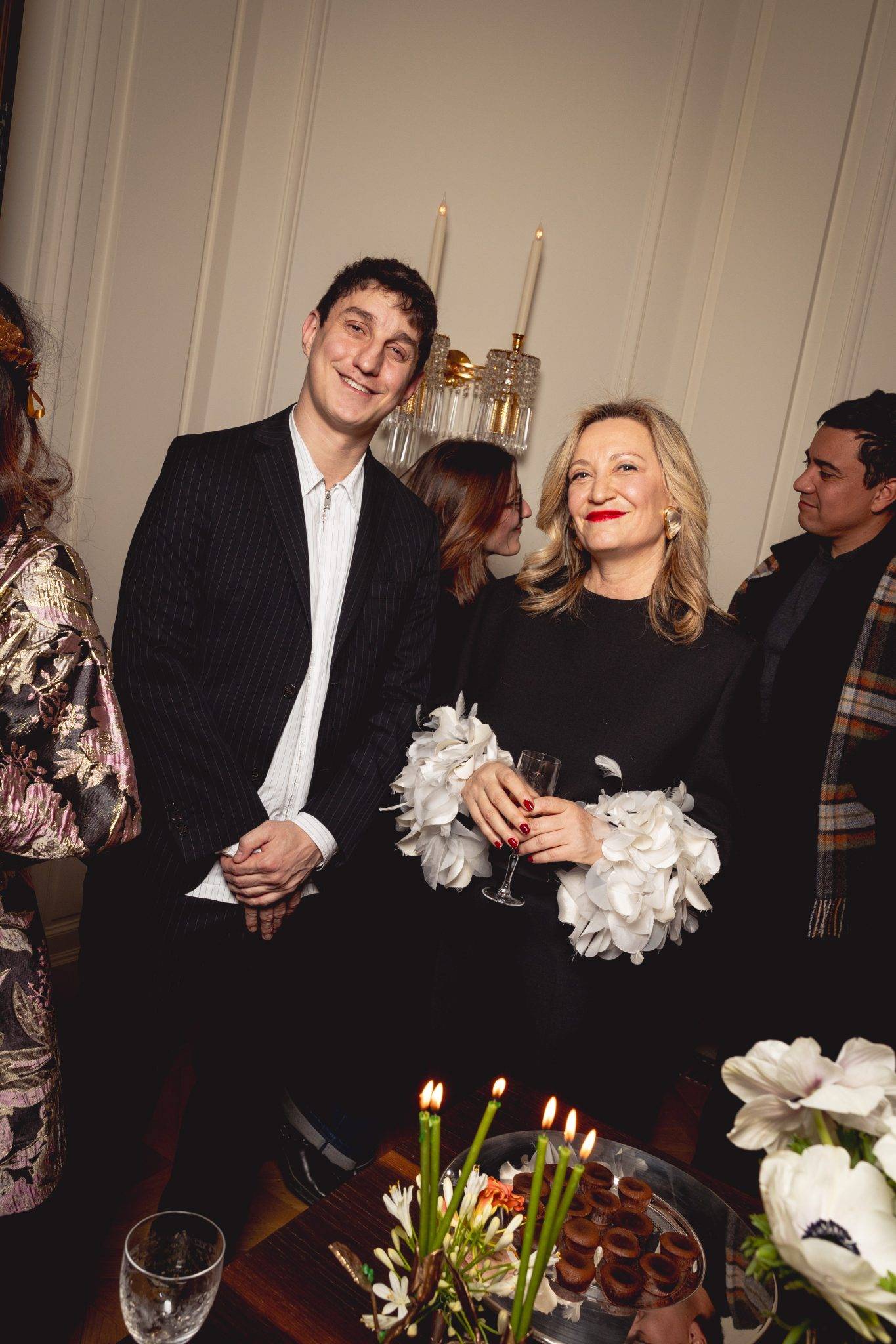  - Jacqueline Terrebone and Benoist F. Drut Co-Host a Cocktail Party at Aline Hazarian’s Parisian Apartment