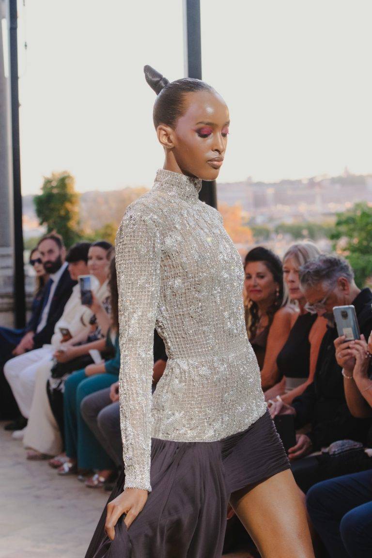 Revisited by Antonio Grimaldi, the ’80s Hit the Catwalk in Rome