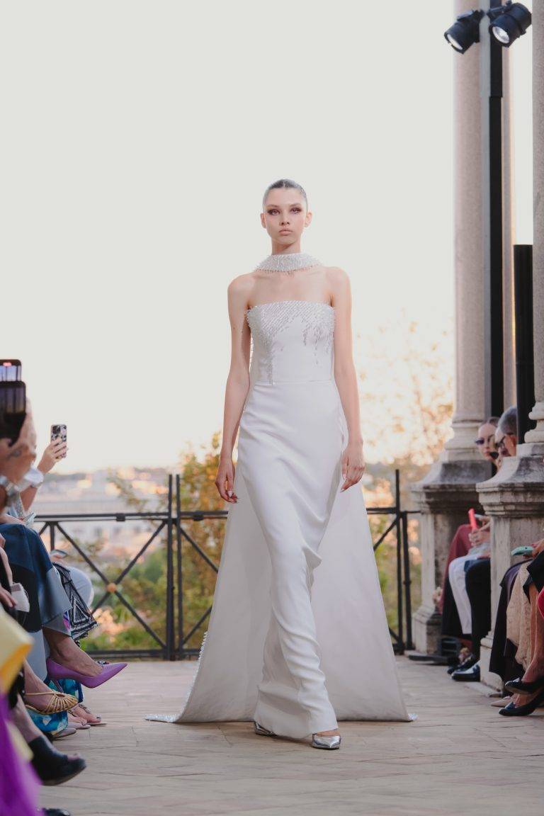 Revisited by Antonio Grimaldi, the ’80s Hit the Catwalk in Rome