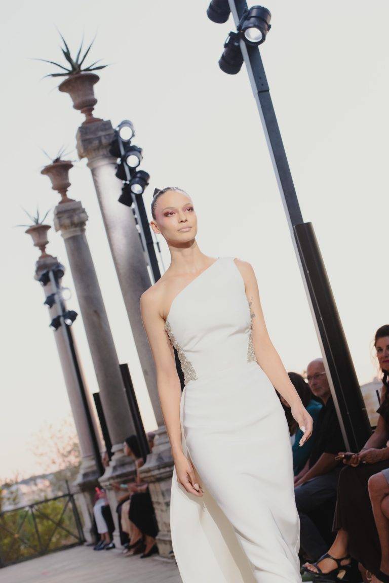 Revisited by Antonio Grimaldi, the ’80s Hit the Catwalk in Rome