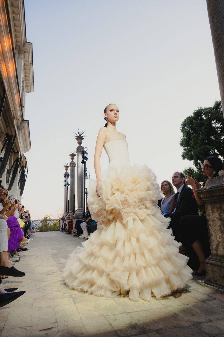 Revisited by Antonio Grimaldi, the ’80s Hit the Catwalk in Rome