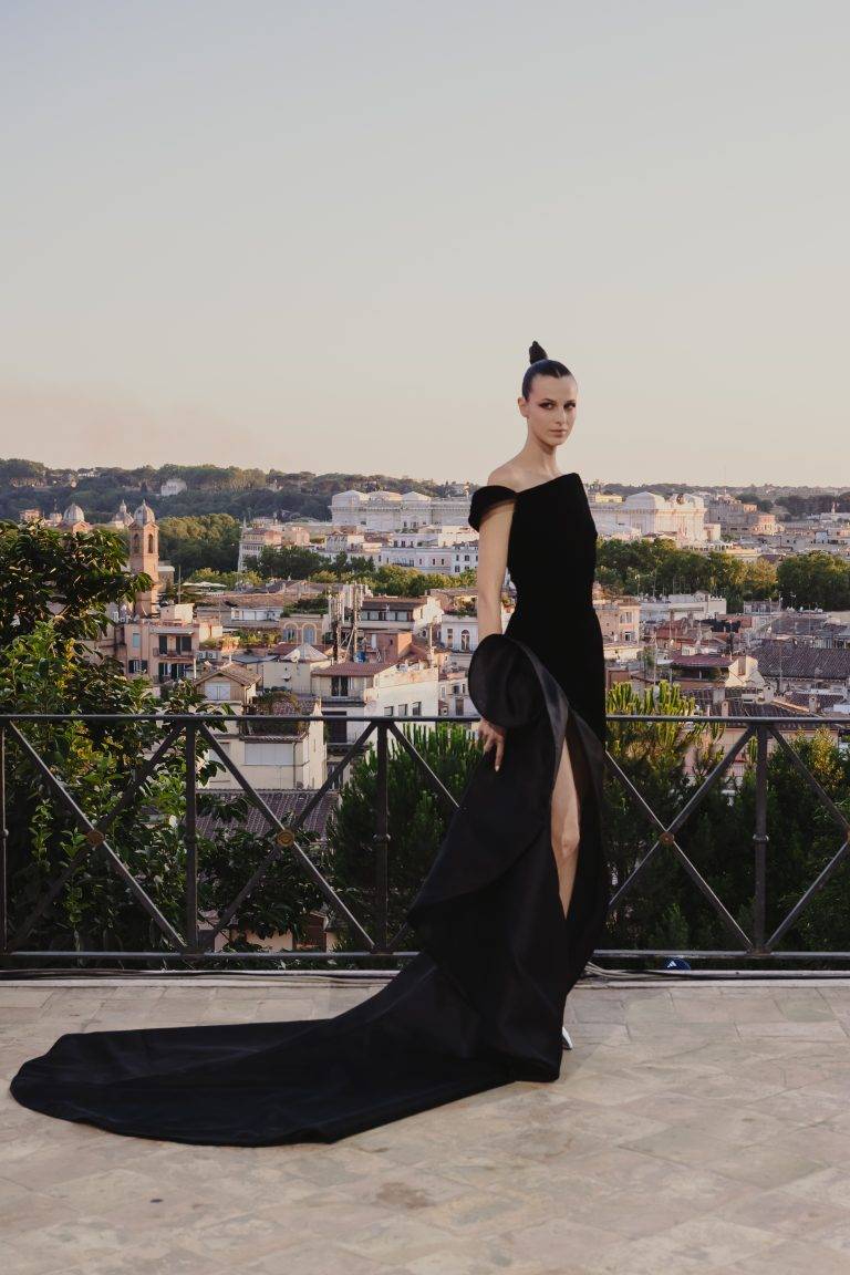 Revisited by Antonio Grimaldi, the ’80s Hit the Catwalk in Rome