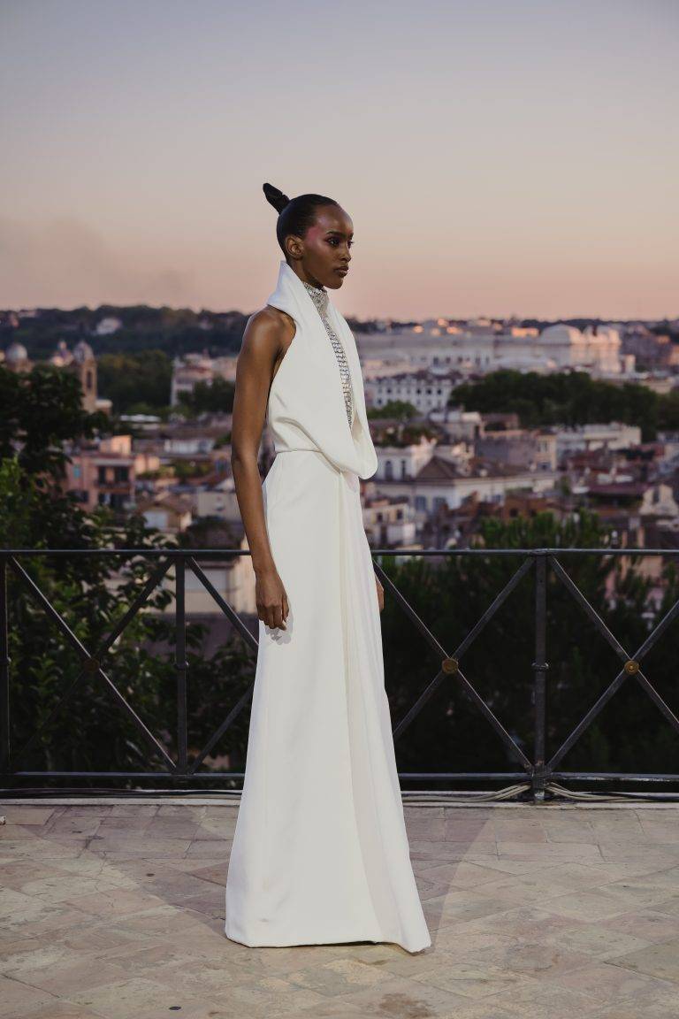 Revisited by Antonio Grimaldi, the ’80s Hit the Catwalk in Rome