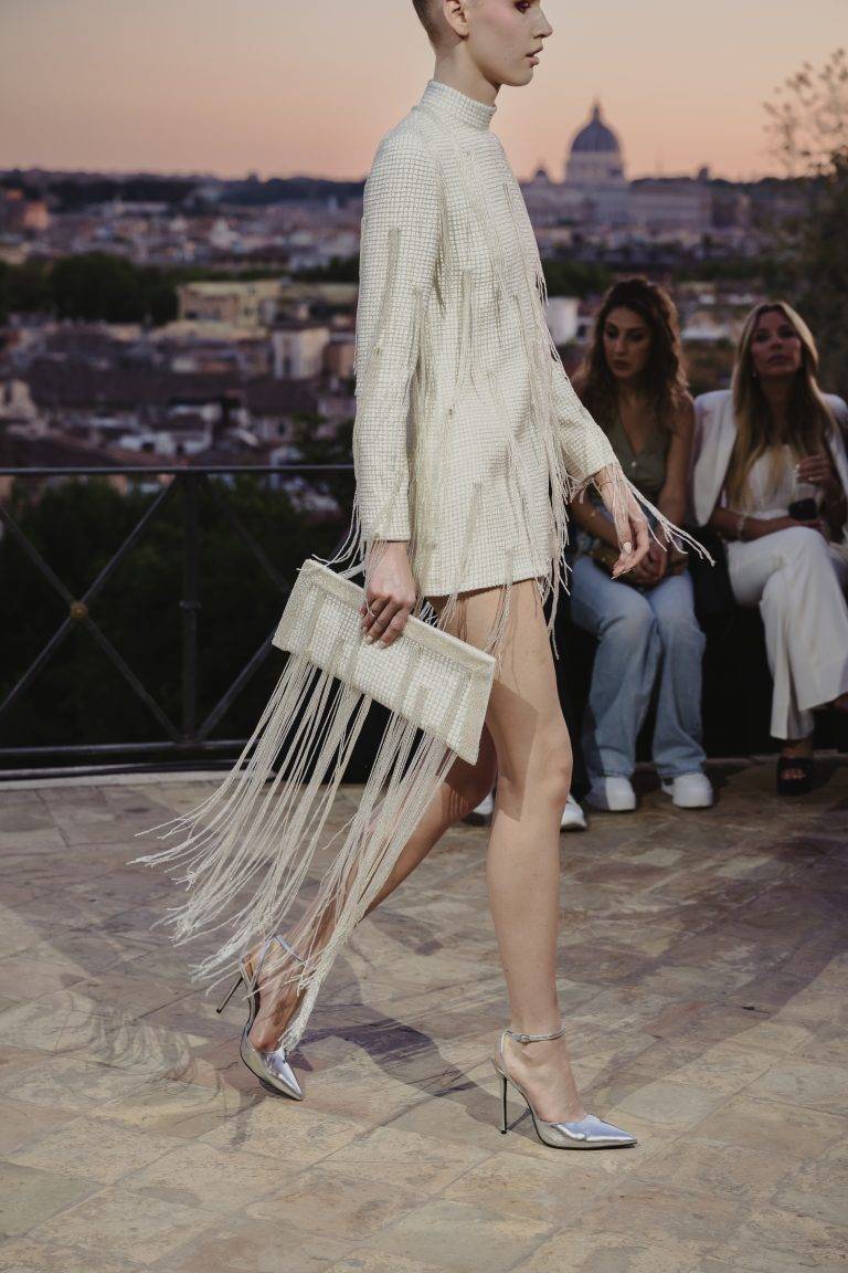Revisited by Antonio Grimaldi, the ’80s Hit the Catwalk in Rome