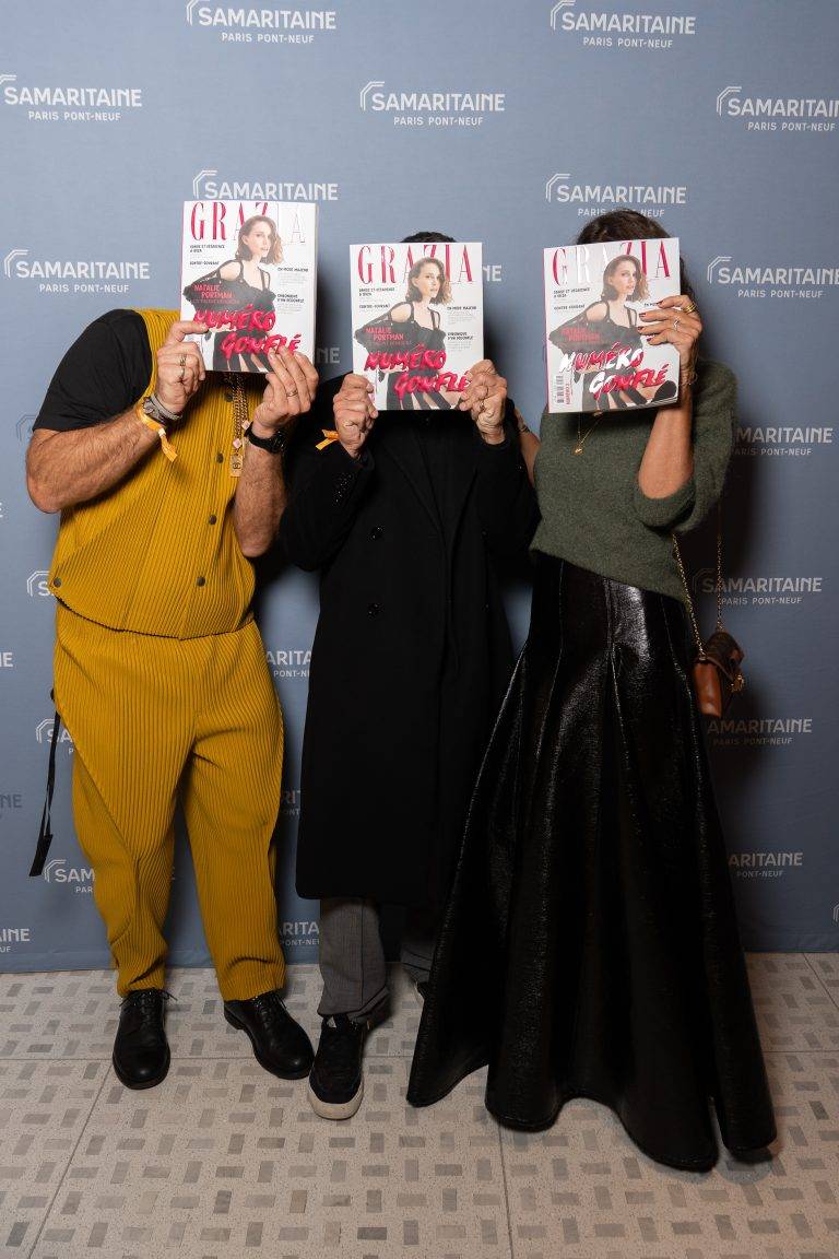 Grazia fête son numéro 2 à la Samaritaine