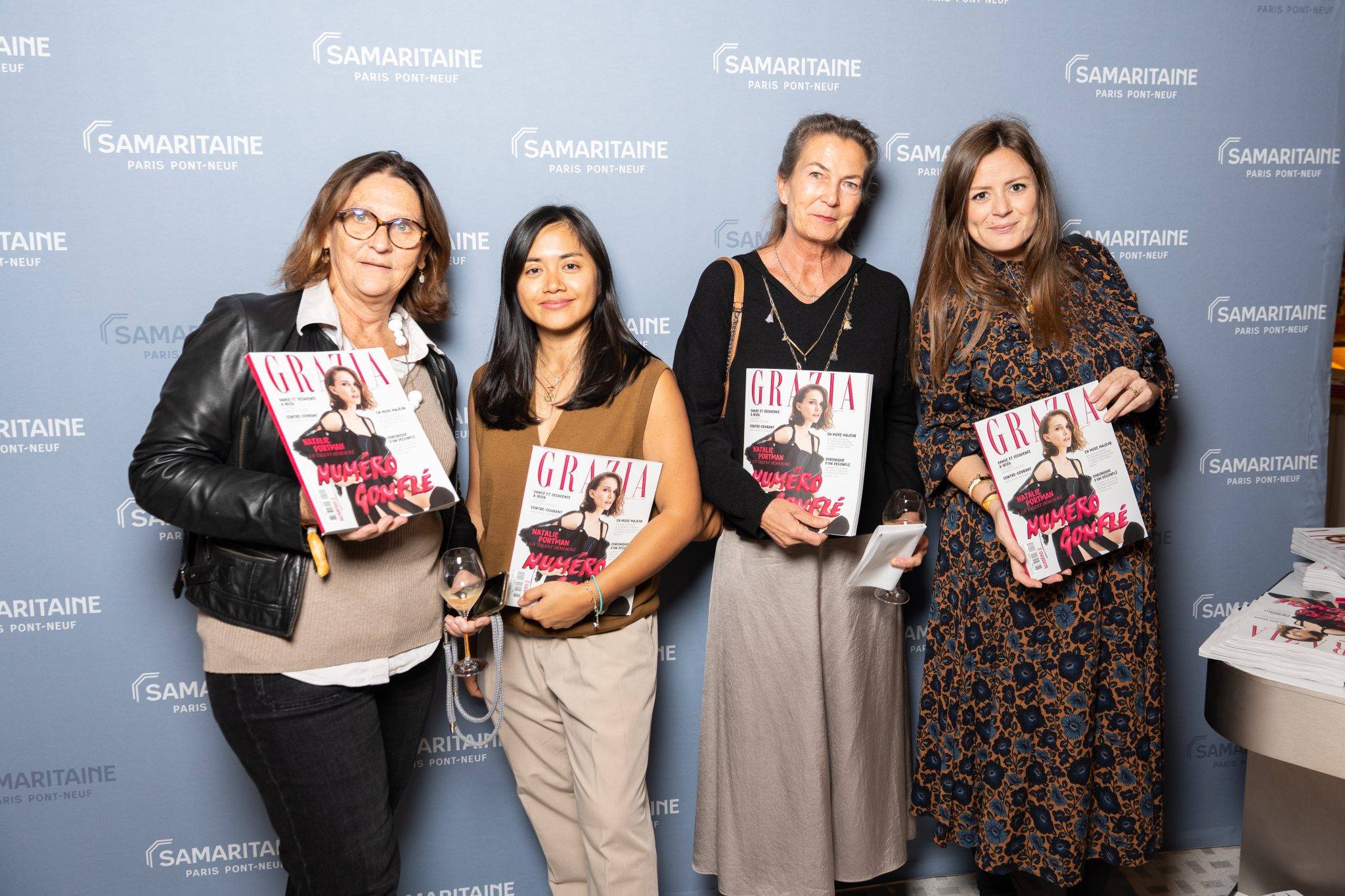  - Grazia fête son numéro 2 à la Samaritaine