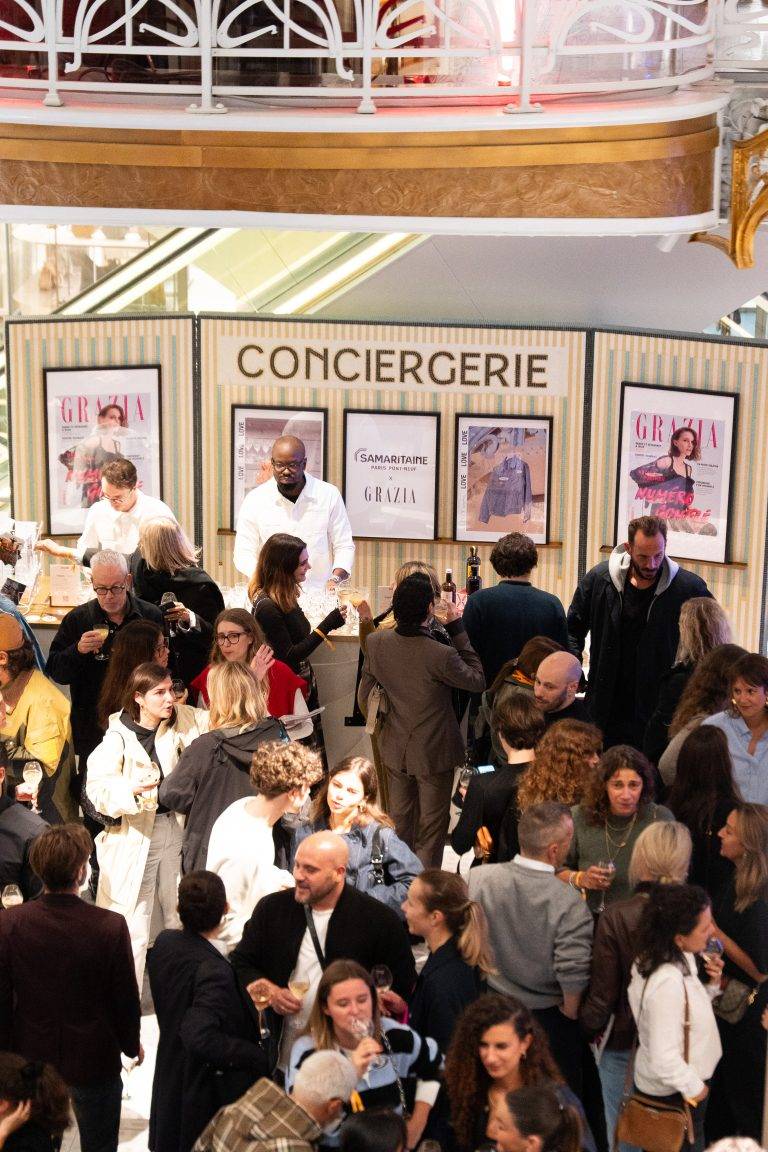 Grazia fête son numéro 2 à la Samaritaine