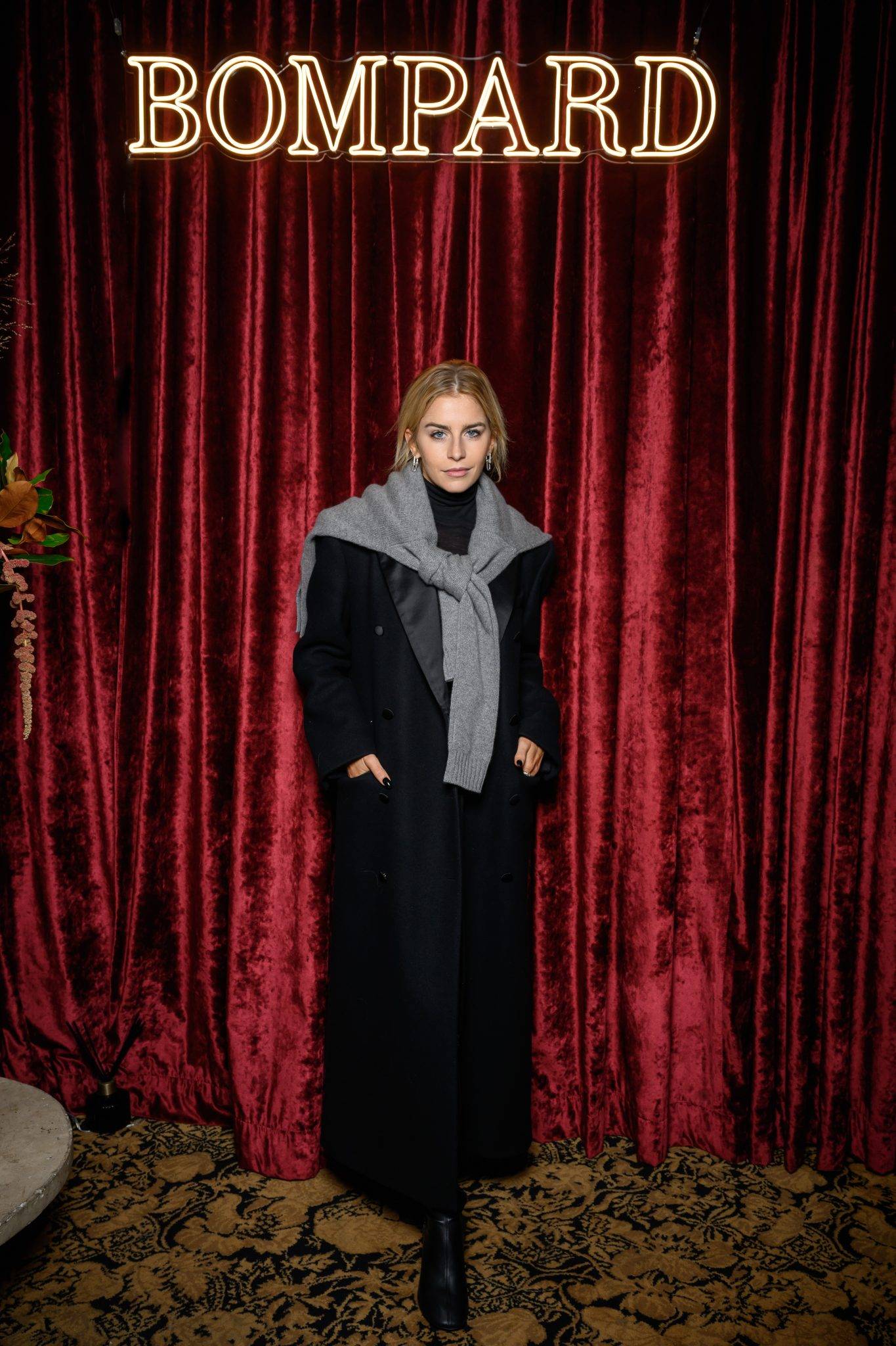  - Bompard Drapes Paris Fashion Week in Cashmere