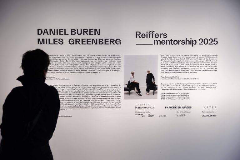 Daniel Buren et Miles Greenberg mis en majesté par Reiffers Initiatives