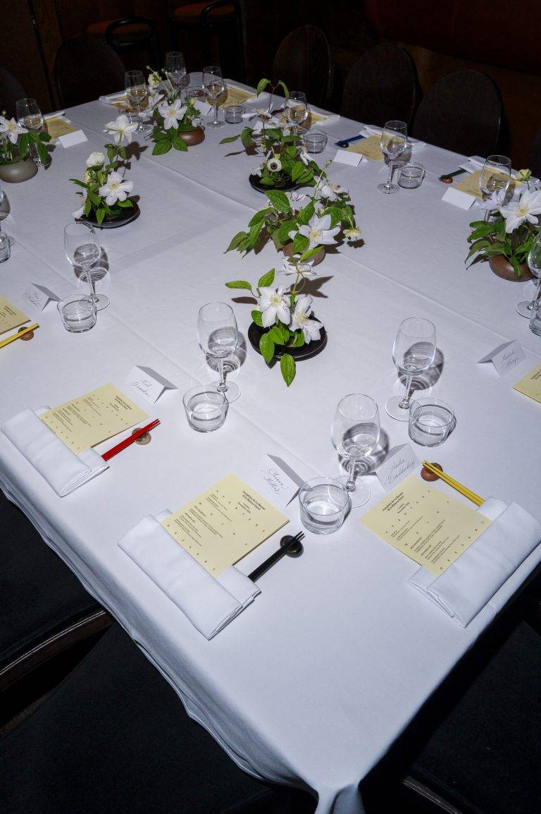 Gérard Darel and Joséphine de La Baume Host INTERLOPE’s Launch Dinner in London