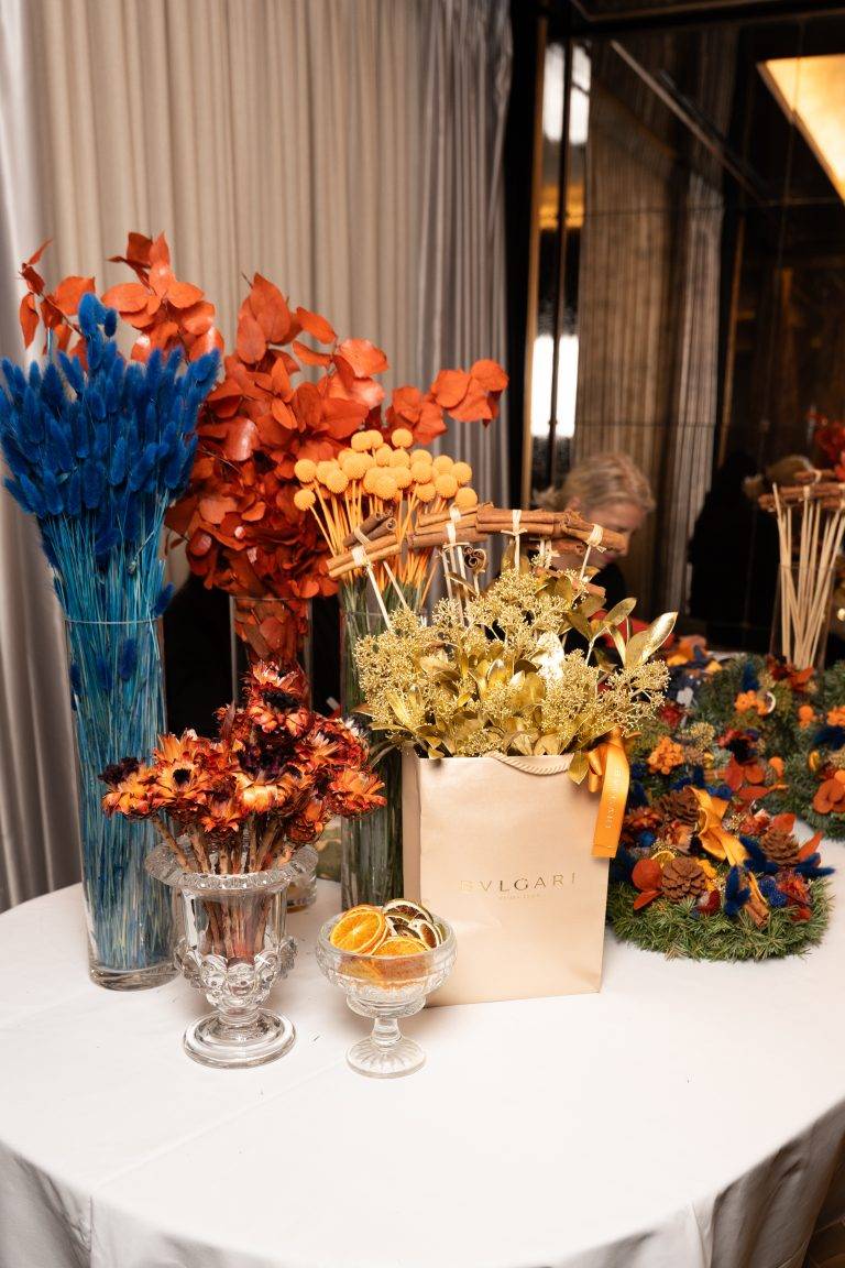 Bvlgari’s Exquisite Christmas Cocktail Party at the Bvlgari Hotel Paris