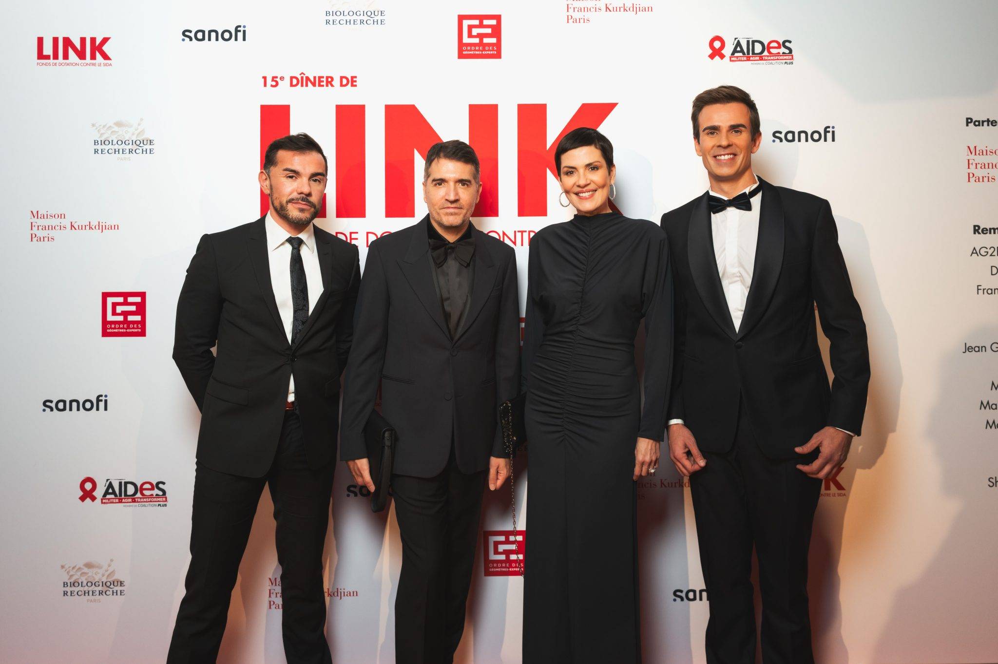  - La 15e édition du dîner Link pour AIDES au Pavillon Gabriel