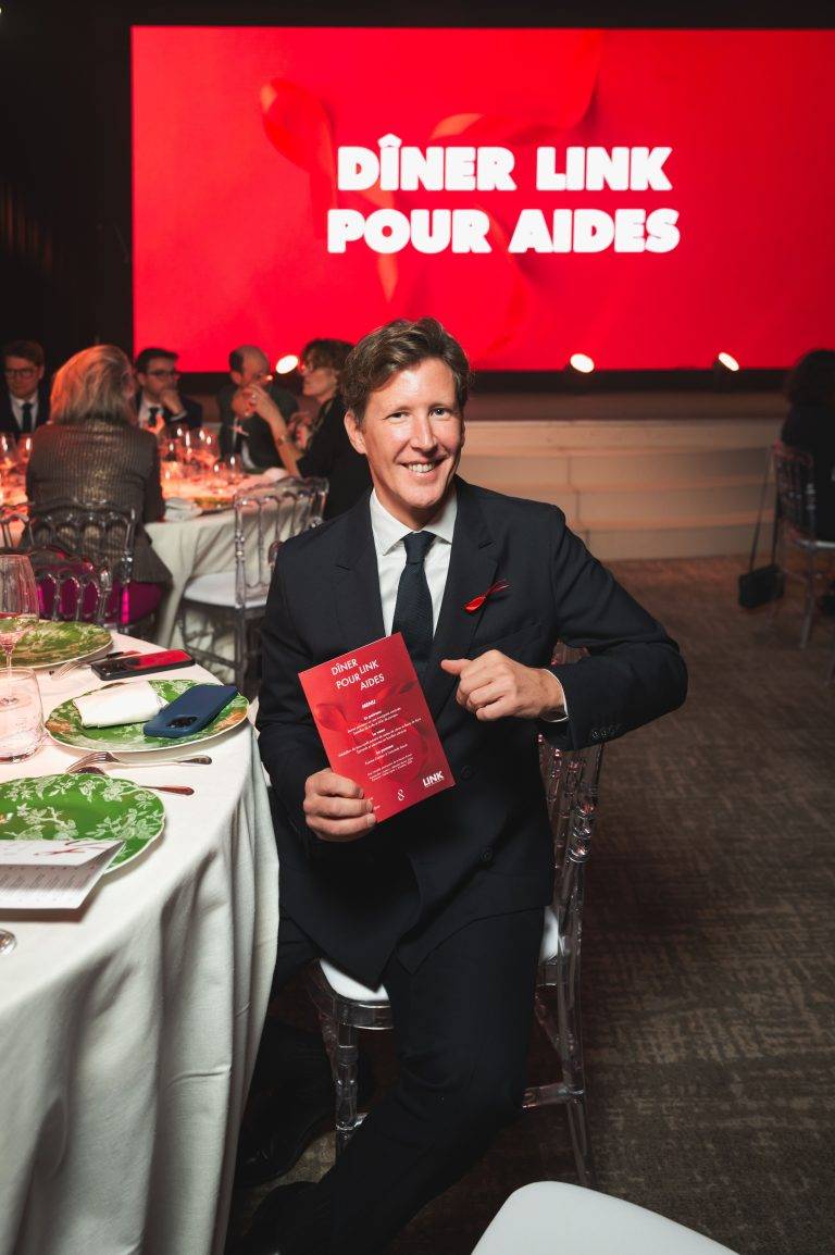  - The 15th Edition of the LINK Dinner for AIDES at Pavillon Gabriel