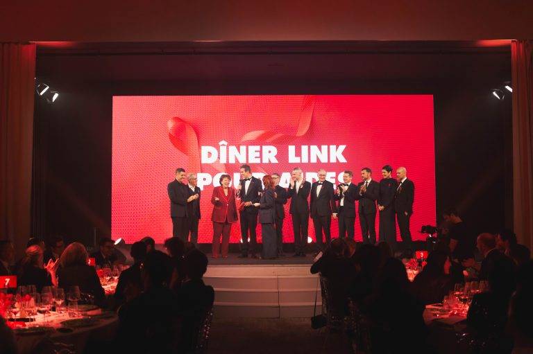  - The 15th Edition of the LINK Dinner for AIDES at Pavillon Gabriel